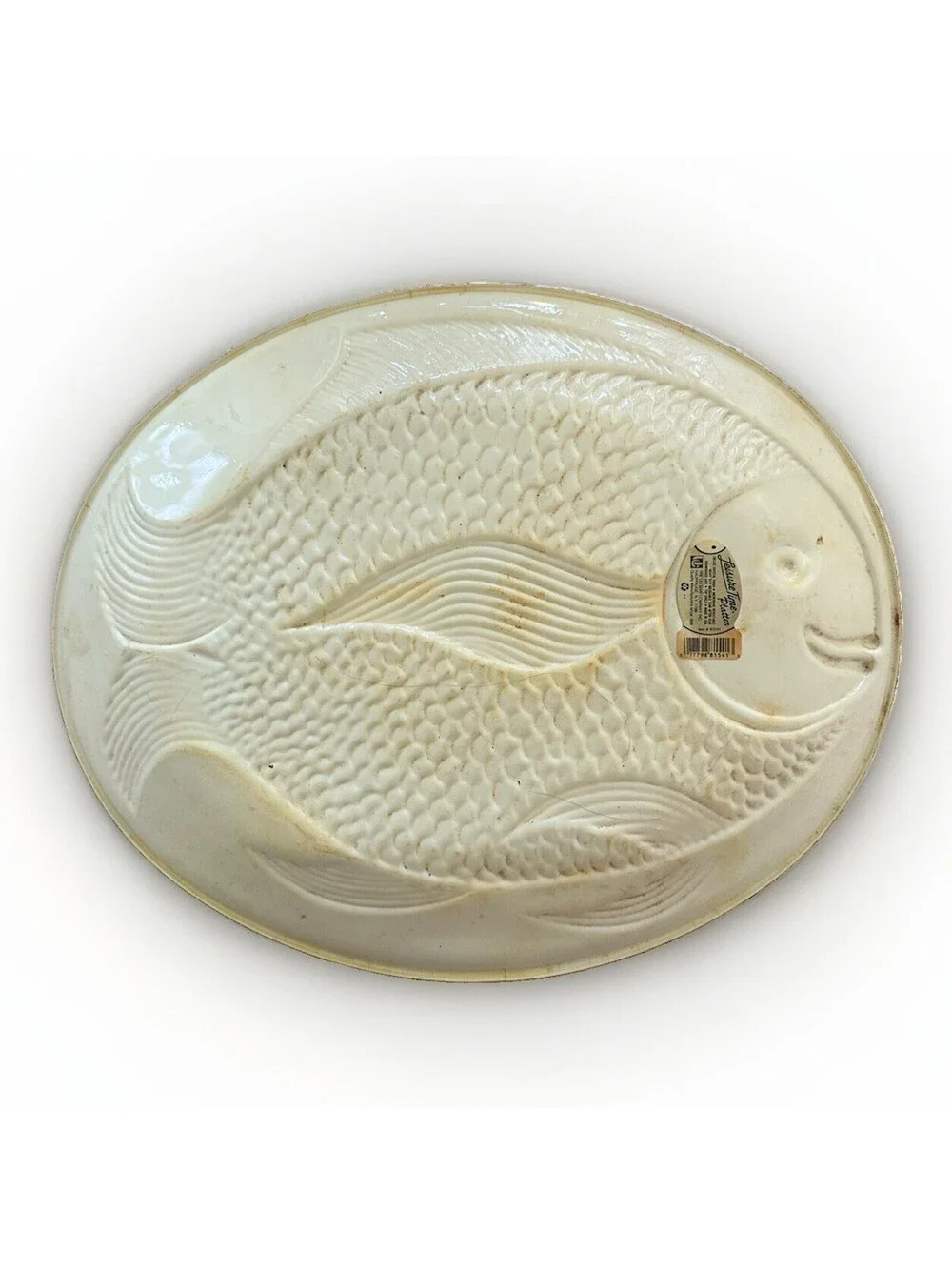 Vintage Leisure Time Platter The Ullman Co Fish Serving Tray 18